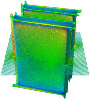 The numerical solution of a 3D scattering problem